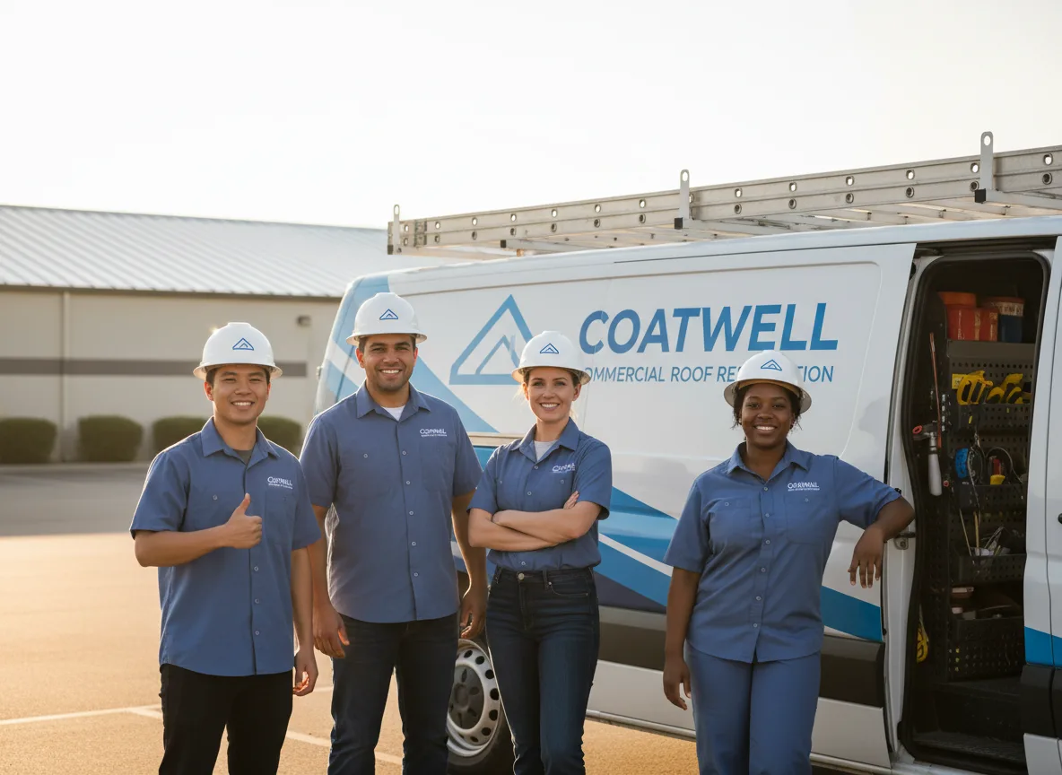 Commercial roof coating company in Arcadia, WI